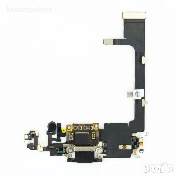 Лентов кабел за APPLE iPhone 11 Pro с черен конектор зареждане, микрофон Original, снимка 1