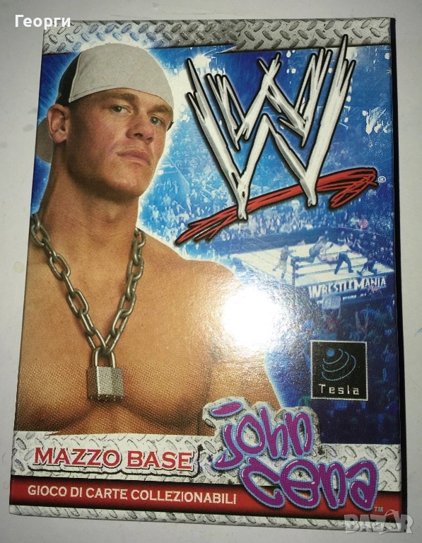 Ново! John Cena - колекционерска игра с карти от Италия (WW, WWE, WWF, Wrestling) (2004), снимка 1