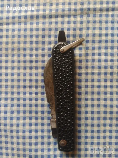 стар руски сгъваем нож с отвертка , снимка 1