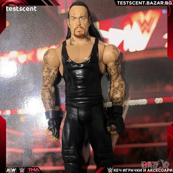 Екшън фигура WWE The Undertaker Гробаря basic series играчка Mattel deadman, снимка 1