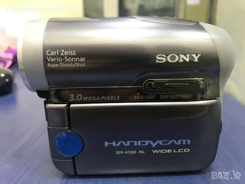 Sony handycam dcr hc90e pal wide lcd, снимка 1