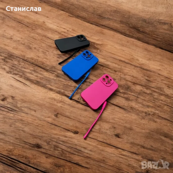 Силиконов кейс с протектор на задната камера за iPhone, снимка 1