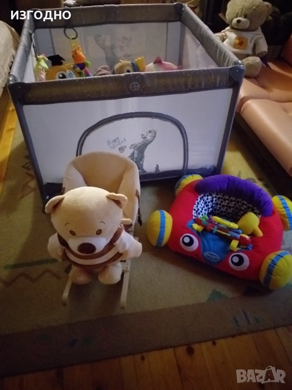 ПОДАРЪК НОВА ТОАЛЕТНА И ПОЧТИ НОВА СГЪВАЕМА КОШАРА 60 ЛЕВА*60% ПО ЕВТИНА ДЕТСКА КОШАРА LORELLI, снимка 1