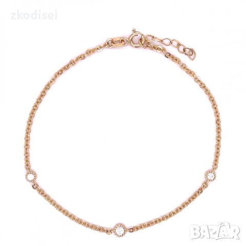 Златна дамска гривна 1,73гр. 19,5см. 14кр. проба:585 модел:33703-4