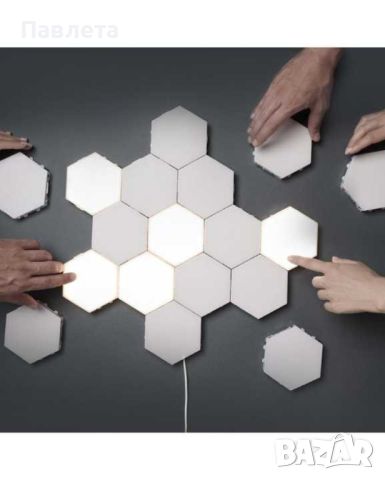 Модулен TOUCH LED панел тип „Honeycomb", снимка 4 - Лед осветление - 46800293