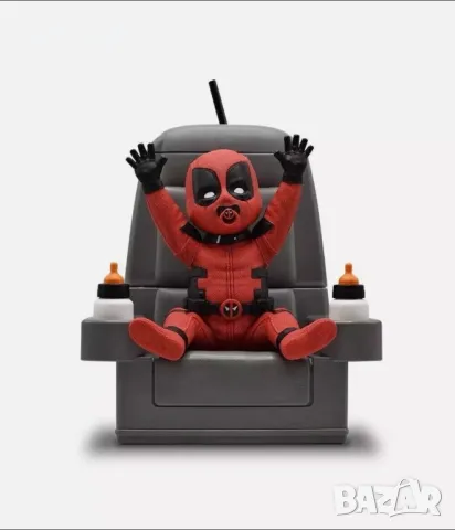 Контейнер за пуканки Babypool от филма „Дедпул и Върколака“ (Deadpool and Wolverine), снимка 1 - Колекции - 49287348