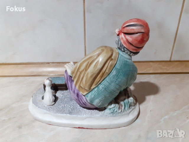 Страхотна красива статуетка фигура, снимка 4 - Антикварни и старинни предмети - 53356184