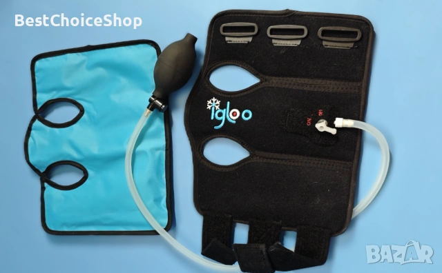 Универсална шина надуваема за китка Igloo охлаждане и компресия. Ортеза, снимка 3 - Ортези и протези - 54019102