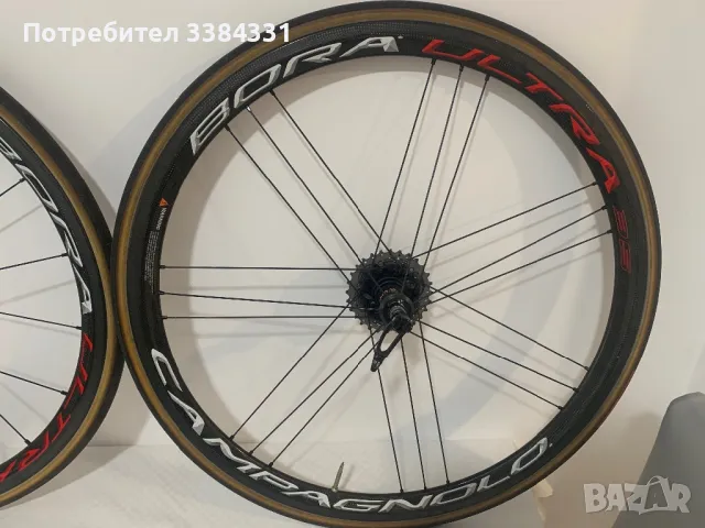 Карбонови капли Campagnolo Bora Ultra 35mm клинчер, снимка 8 - Велосипеди - 49321059