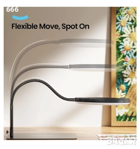 Лупа със светлина и стойка., снимка 3 - Друга електроника - 52861257