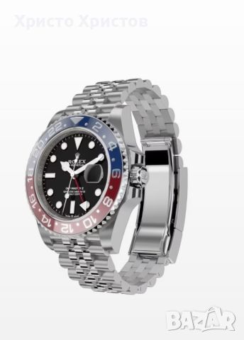 Мъжки луксозен часовник Rolex GMT-MASTER II Pepsi 126710BLRO, снимка 2 - Мъжки - 46005485