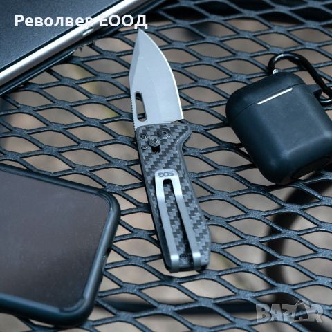 Сгъваем нож SOG Ultra XR, в цвят Carbon/Graphite - 7,1 см, снимка 7 - Ножове - 45268228