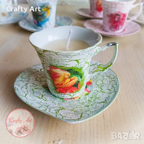 Ароматна свещ в порцеланова чаша 