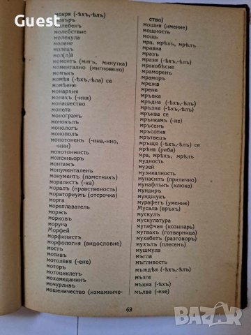 Български правописен речник 1936 г., от Царско време, снимка 4 - Антикварни и старинни предмети - 45983961