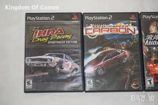 Игри за PS2 NFS Carbon/IHRA Drag Racing/Midnight Club 2/Tokyo Xtreme Racer Drift 2 NTSC U/C FORMAT, снимка 2 - Игри за PlayStation - 46901362