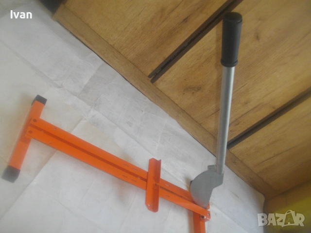 НОВА голяма масивна немска лостова ръчна ГИЛОТИНА РЕЗАЧКА ЗА ЛАМИНАТ 80 см/5,0 кг, снимка 5 - Други инструменти - 54033339