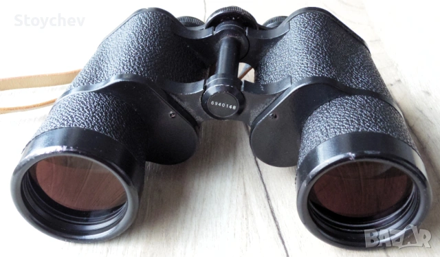 Бинокъл Carl Zeiss Jena Dekarem 10x50 Multi Coated 1989г., снимка 4 - Екипировка - 53461794