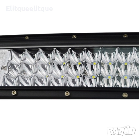 Мощен LED фар за автомобил подходящ за офроуд приключения LED BAR7 (324W, 53CM), снимка 7 - Лед осветление - 52182804