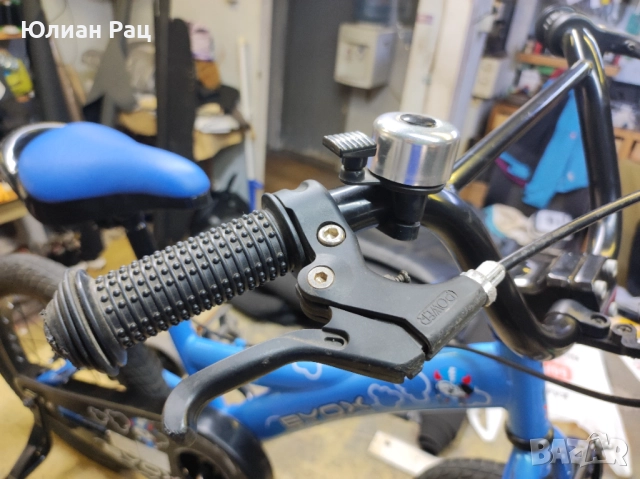 Детски велосипед Byox със спомагателни колела 16" Devil BLUE, снимка 9 - Велосипеди - 51789570