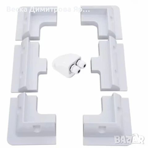 Комплект скоби за монтаж на слънчеви панели – 7 части, ABS ъглови скоби, без пробиване, UV защита, снимка 3 - Други стоки за дома - 50658354