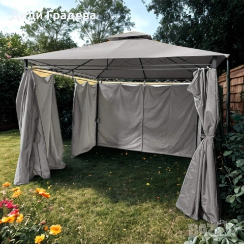 Шатра MUHLER – Просторна, стабилна и стилна защита за вашето открито пространствоШатра MUHLER 