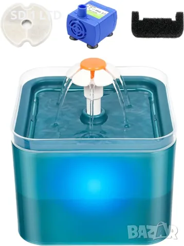 Фонтан за вода за домашни любимци Colorful Pet F2 автоматична поилка за котки животни, снимка 3 - Други стоки за животни - 49261357