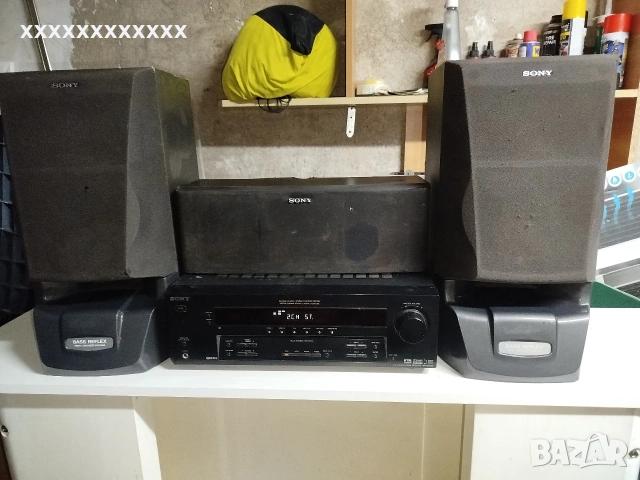 Ресийвър/усилвател с колони и съраунд център SONY, снимка 3 - Ресийвъри, усилватели, смесителни пултове - 53168064