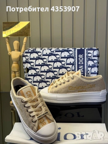 Christian Dior дамски кецове, снимка 2 - Кецове - 53702285