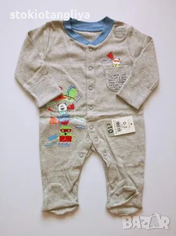 Бебешки гащеризон за момче, размер 0-3 месеца