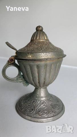 Старинно бронзово кадило, тамянник . 
