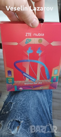 Слушалки блутут ZTE NUBIA, снимка 2 - Слушалки и портативни колонки - 53647461