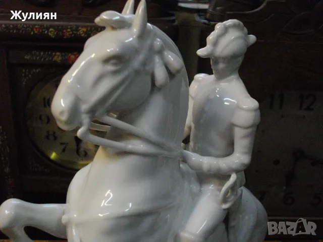 СТАР НЕМСКИ ПОРЦЕЛАН КОН ВОЙНИК GEROLD PORZELLAN , снимка 3 - Антикварни и старинни предмети - 49849520