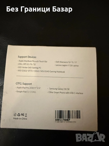 Нов Алуминиев USB-C четец CF/SD/microSD карти с OTG поддръжка, снимка 2 - Друга електроника - 51772799