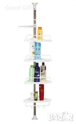 Универсален ъглов рафт за баня MULTI CORNER SHELF, снимка 9 - Други стоки за дома - 46198933