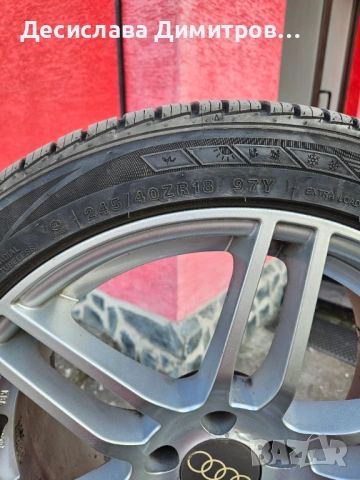 4 бр. лети джанти за АУДИ 18 ски 5/112  8j ет 35  66.5, снимка 11 - Гуми и джанти - 53539402