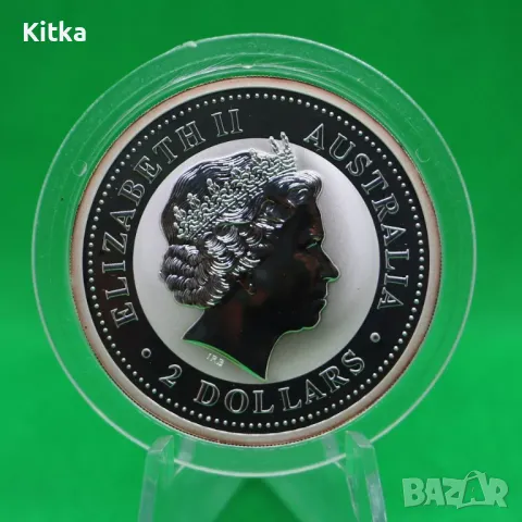   2 oz. Лунар 2004 "Маймуна" , снимка 2 - Нумизматика и бонистика - 49261467