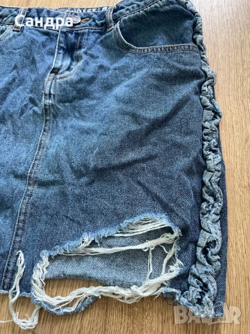 Дънкова пола, снимка 2 - Поли - 54251557