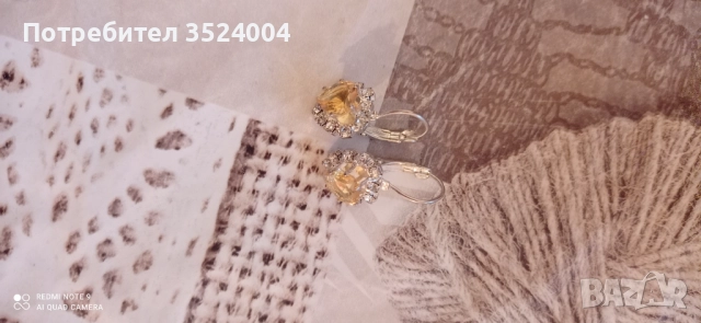 Нови сребърни обици от 80-90 г