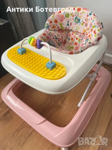 Детско оборудване за момиченце креват и проходилка , снимка 5 - Мебели за детската стая - 53493600