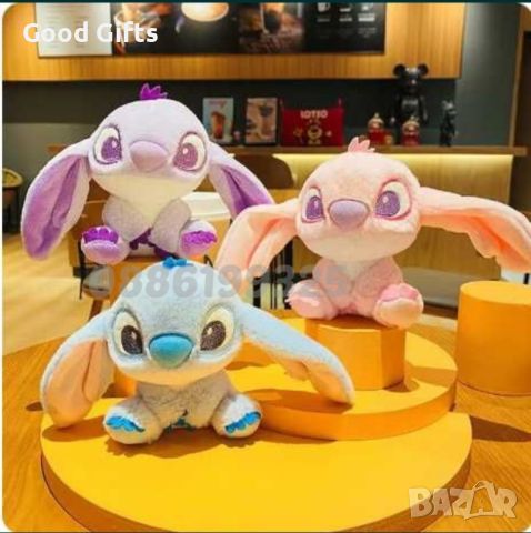 Плюшена играчка Ключодържател Лило и Стич Stitch, Мек ключодържател, снимка 1 - Плюшени играчки - 46742602