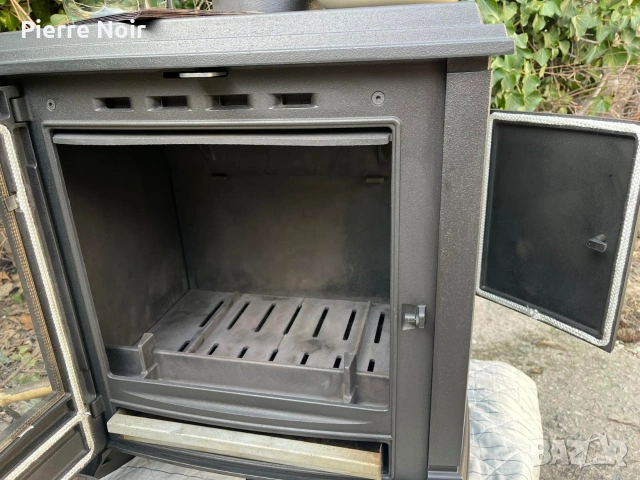 Френска чугунена печка на дърва 10кW , снимка 8 - Отоплителни печки - 53834053