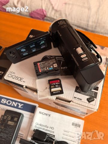 Цифрова HD видеокамера SONY HDR-CX280E, снимка 3 - Камери - 46647121