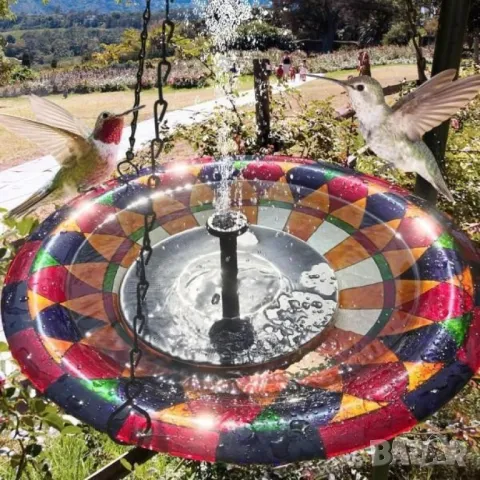 Соларен фонтан с три режима на разпръскване на водата, снимка 3 - Други стоки за дома - 50383368