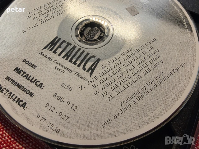 Metallica cd, снимка 3 - CD дискове - 51286022