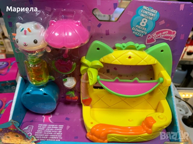 DREAMWORKS GABBY'S DOLLHOUSE - Комплект за игра на балкона Kuchis Juice Bar, снимка 10 - Други - 53888968