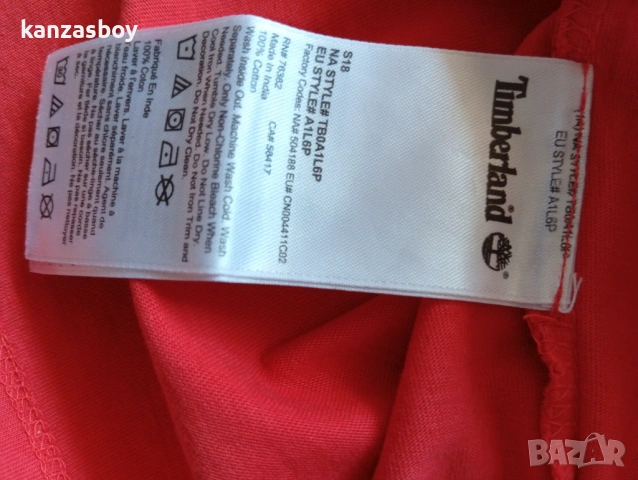 TIMBERLAND - мъжка тениска р-р S, снимка 5 - Тениски - 53847255