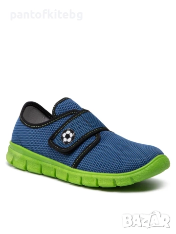 Superfit Пантофи синьо зелени с топка