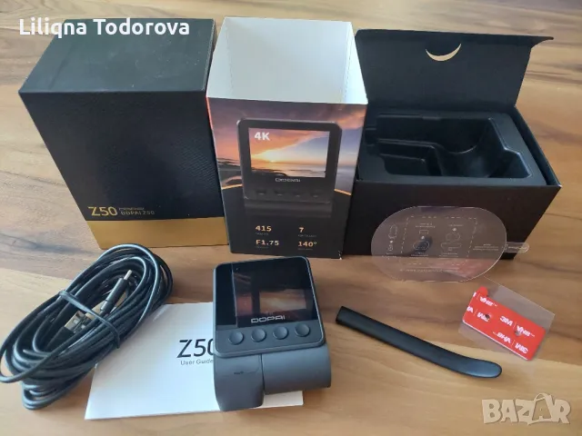 ВИДЕОРЕГИСТРАТОР DDPAI Z50 4K@25FPS, G-SENSOR, WIFI, SENSE REALITY 2.0, снимка 6 - Камери - 47018211