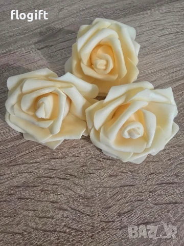 Рози фоам 7см , снимка 11 - Изкуствени цветя - 50749883