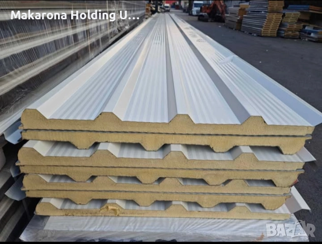 Сандвич панели 4см дебелина нови!!!, снимка 2 - Строителни материали - 51506435